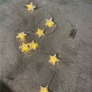 Star String Lights with Warm Glow
